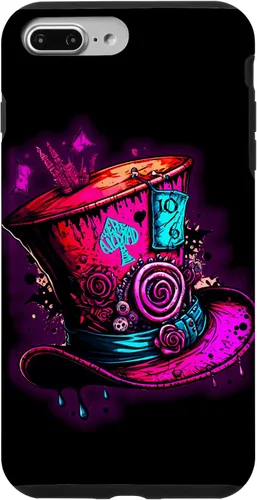 Vista 12 de Funda para iPhone 11 Pro Max We're All Mad Here Pink Steampunk Alicia en el país de las maravillas