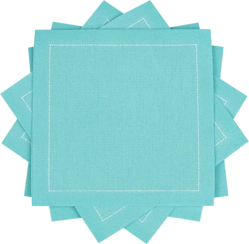 Vista 23 de Servilletas de Cinco Estrellas Servilletas de Algodón para Cóctel, Servilleta para Bebidas, Servilleta para Bar, Servilletas para Fiesta