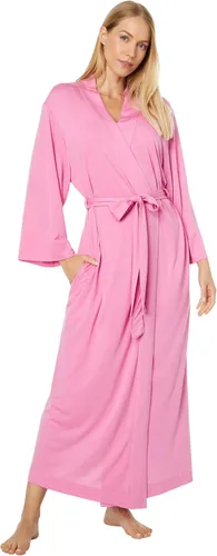 Vista 12 de Natori Shangri La - Bata larga con mangas kimono, bata de baño para mujer Negro