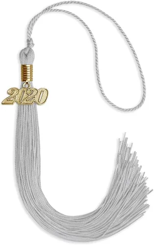 Vista 156 de Endea Graduation - Borla de un solo color con fecha dorada (Oro Antiguo, 2020)