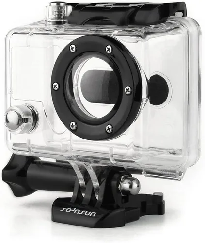 Vista 3 de SOONSUN Carcasa impermeable de repuesto para GoPro HD Hero y HD Hero 2 Cámara Subacuática Funda protectora de buceo