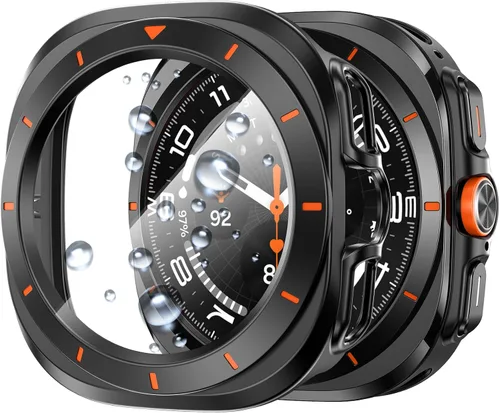Vista 11 de Goton - Funda impermeable para Samsung Galaxy Watch 5 y 4 y FE, protector de pantalla de 40 mm con vidrio templado, 1 paquete de funda dura de PC