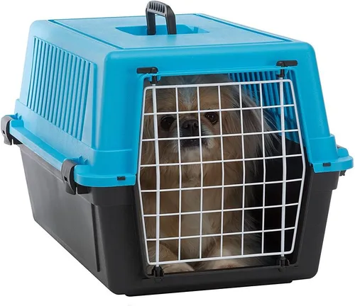 Vista 4 de Ferplast Atlas 20 - Transportador para gatos y perros, color azul