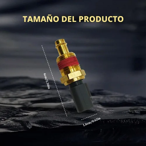 Vista 2 de Sensor de temperatura del refrigerante del motor, sensor de temperatura del agua, sensor de temperatura ECT de piezas de automóvil compatible