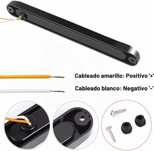 Vista 5 de Paquete de 2 luces LED de identificación de remolque de 10 pulgadas, 15 luces LED de 9 a 30 voltios, luces LED de parada, tira de luces traseras