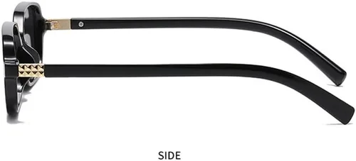 Vista 7 de Ridering Lentes de sol cuadrados retro de los años 90 para mujeres y hombres, lentes de sol pequeños y estrechos vintage con protección UV