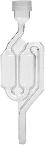 Vista 7 de Home Brew Ohio Doble burbuja Airlock con tapón de goma 6.5 (juego de 2)