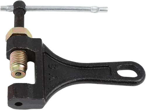 Vista 6 de X AUTOHAUX Herramienta de metal negro para motocicleta Dirt Pit Bike ATV Chain Splitter Cutter Herramienta universal para 420 428 520 525 528 530