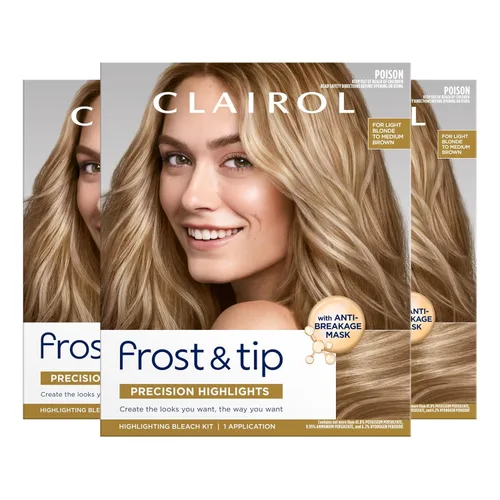 Vista 15 de Clairol Nice'n Easy Frost & Tip - Tinte para el cabello original, color rubio claro a castaño medio, paquete de 1 unidad