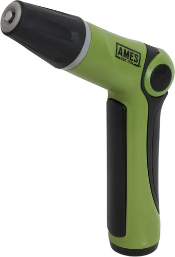 Vista 17 de AMES - Pulverizador de boquilla de manguera de agua, 7 patrones de pulverización, alta presión, resistente, ducha, plano, centro, cono, remojo