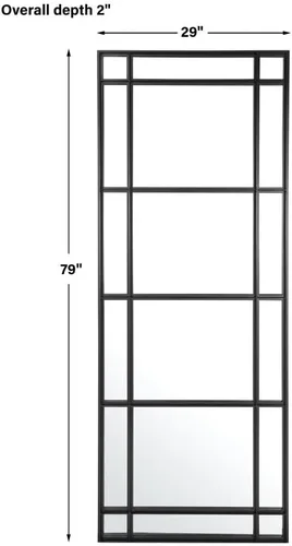 Vista 3 de Uttermost Espejo rectangular grande Atticus 09743