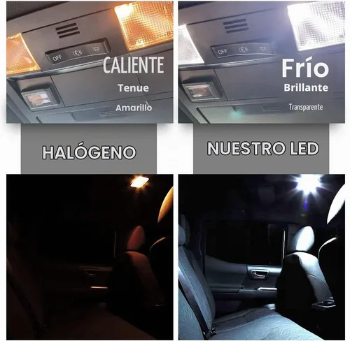 Vista 3 de 8 piezas de kit de luces LED blancas interiores para Toyota Camry 1997 1998 1999 2000 2001, luces de mapa, cúpula, maletero, espejo de tocador