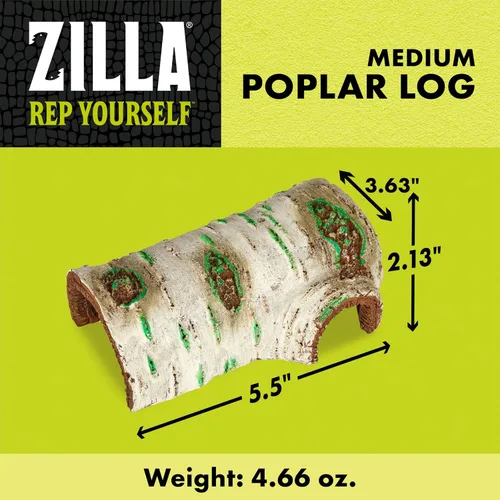 Vista 2 de Zilla Decoración de terrario de reptil con detección UV de detección rápida
