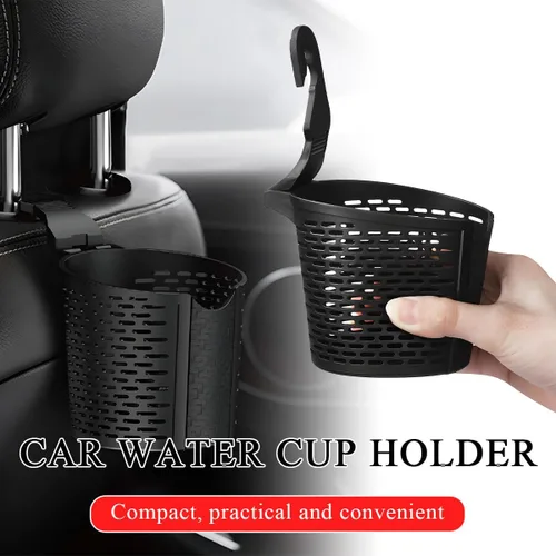 Vista 6 de Ohleats Portavasos para asiento trasero de automóvil, soporte de bebida para asiento trasero de automóvil montado en suspensión de 3.35 pulgadas