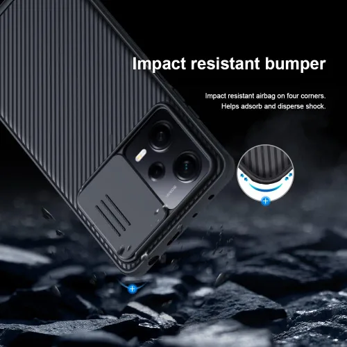Vista 6 de Para Xiaomi redmi Note 12 Pro 5G Case, Slim Case Funda protectora con protector de cámara Hard PC TPU Thin Phone Case para Redmi Note 12 Pro/Poco X5