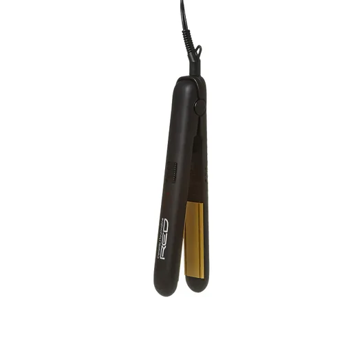 Vista 4 de RED by KISS Plancha profesional de turmalina de cerámica profesional para el cabello (1.25")