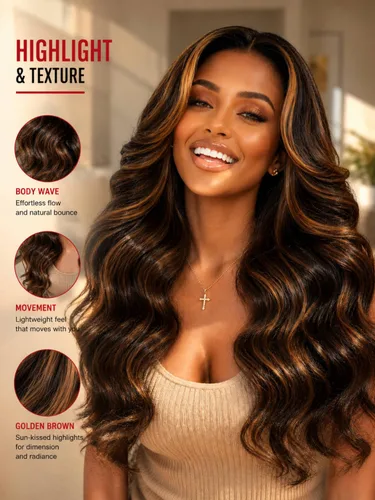Vista 193 de Beauty Forever Bye Bye Knots - Peluca de cabello humano ondulado sin pegamento, predepilada, 7x5, encaje frontal, cabello humano suelto Peluca