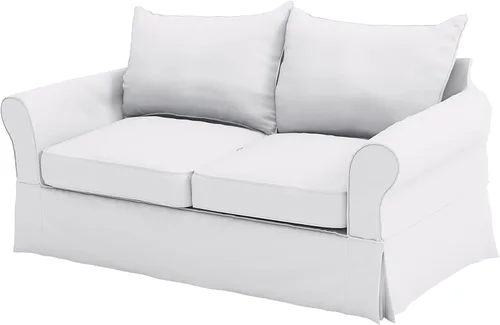 Vista 8 de La funda de sofá de algodón solo se adapta a Pottery Barn Comfort Loveseat PB, funda de repuesto de funda de sofá con brazo enrollado
