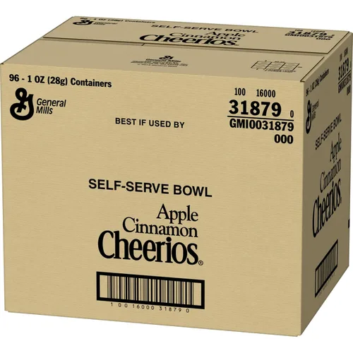 Vista 12 de Apple Cinnamon Cheerios 25% menos azúcar, tazón de una sola porción, 96