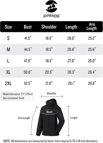 Vista 6 de SaphiRose Chaqueta impermeable para mujer, ligera, para exteriores, con capucha extraíble