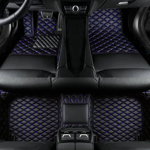 Vista 8 de Alfombrillas personalizadas para Prado Sedan 2000-2023, cobertura completa de accesorios para piso interior del vehículo (beige)