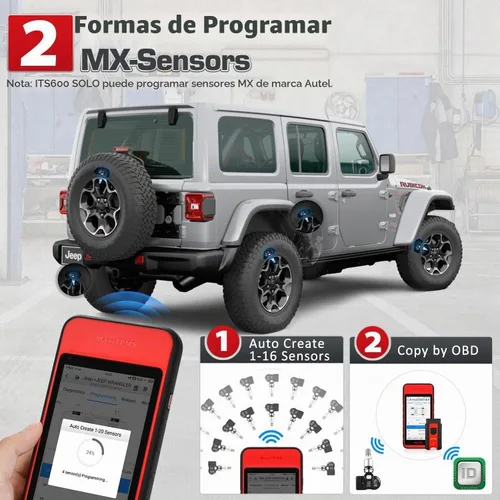 Vista 3 de Autel MaxiTPMS ITS600 (E) Herramienta de programación TPMS, 2026 Funciones completas de TPMS como ITS600 Pro Up de TS508WF/ MK808S-TS/ TS900