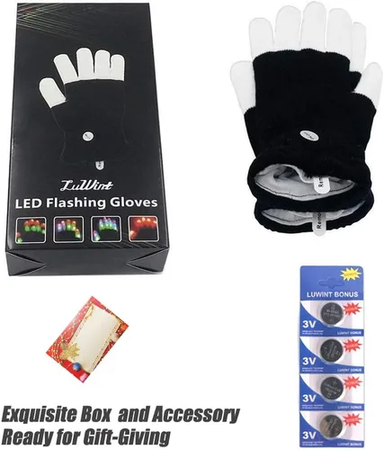 Vista 4 de Luwint Guantes LED para niños y niños pequeños, juguetes divertidos
