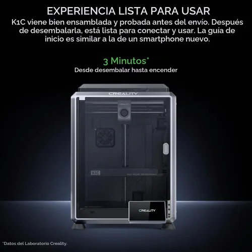 Vista 7 de Impresora 3D Creality K1C, 23.622 in/s con cámara AI y nivelación automática