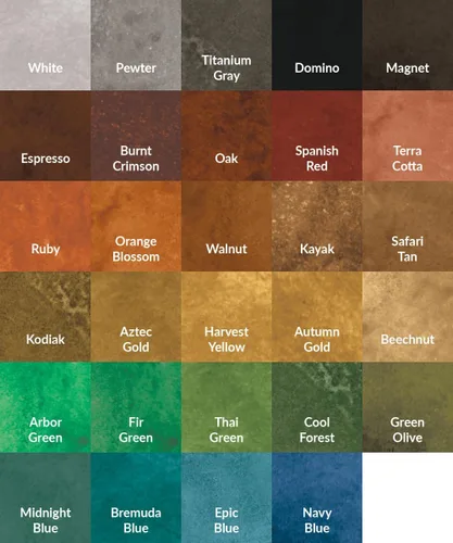 Vista 25 de Surecrete Eco Stain - Tinte a base de agua para hormigón, probador de 4 onzas, nogal
