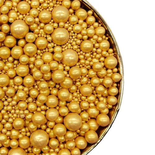 Vista 10 de Gránulos de perlas verdes, chispas para pasteles, chispas de galletas, perlas de azúcar, perlas de caramelo comestibles, 4.59 oz, 4.6 onzas