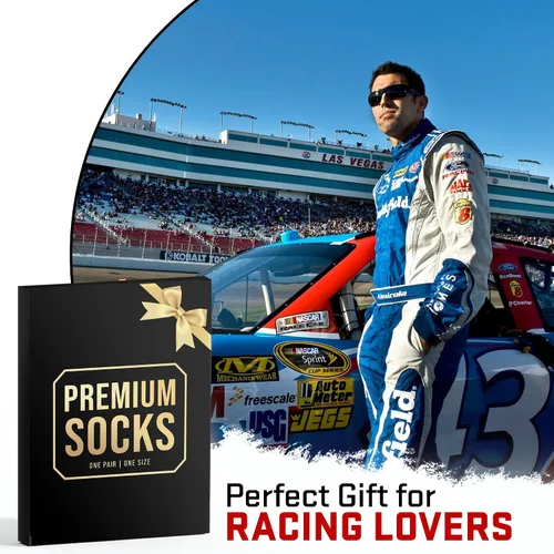 Vista 3 de VICRAZY F1 Racing Car, calcetines deportivos para hombres y mujeres, regalos de Fórmula 1, calcetines de carreras, rellenos de calcetines