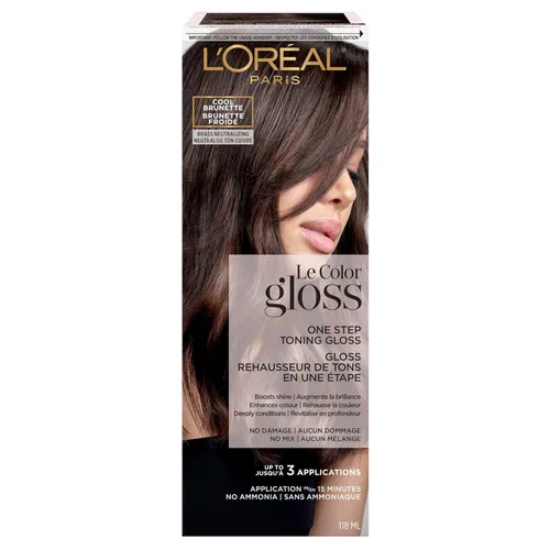 Vista 12 de L'Oréal Paris Le Color One Step - Brillo tonificante para el cabello, color caoba, 4 onzas