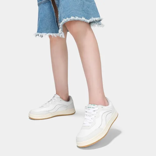 Vista 7 de STQ Zapatos de lona para mujer, con cordones, antideslizantes, cómodos, para caminar
