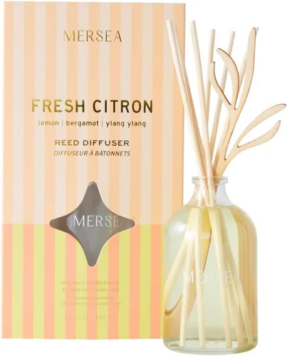 Vista 8 de MERSEA - Difusor de aceite de vidrio perfumado con diseño de flores de cabaña, bambú (3.4 onzas líquidas)