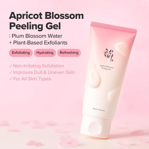 Vista 2 de Beauty of Joseon Gel Exfoliante Suave de Pétalos de Albaricoque para Cara y Cuerpo Elimina las Células Muertas de la Piel para Todos los Tipos