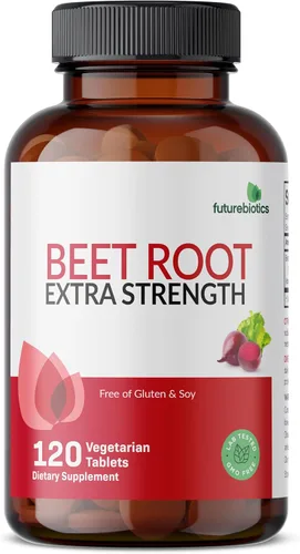 Vista 5 de Futurebiotics Raíz de remolacha extra fuerte, sin OMG, 120 tabletas vegetarianas