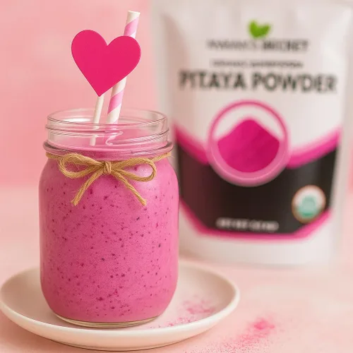 Vista 6 de Mayan's Secret 3.5oz Pitaya Rosa Polvo Orgánico Dragonfruit Vitamina C