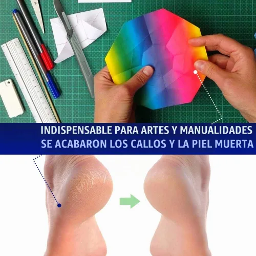 Vista 8 de MedHelp Escalpelos Desechables 10 - Herramienta de Dermaplaning Escalpelos 10 con Mango de Plástico, Hojas de Dermablade de Acero de Alto Carbono