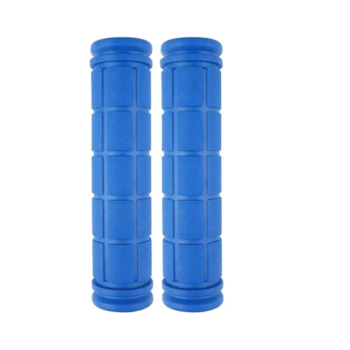 Vista 7 de Paquete de 2 manillares de bicicleta para scooter y empuñaduras de barra de mango de bicicleta, 2 tipos (azul)