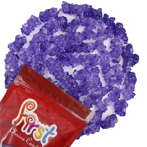 Vista 5 de FirstChoiceCandy Rock Candy Strings - Bolsa a granel de 1.5 libras (frambuesa azul)