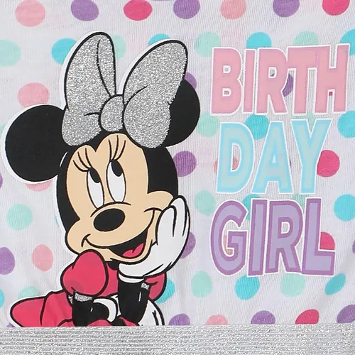 Vista 7 de Disney Minnie Mouse - Conjunto de vestido tutú de cumpleaños para niñas y niños pequeños, multicolor