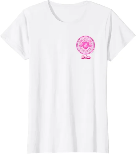 Vista 18 de Barbie The Movie - Camiseta con insignia de Ken Flamingo, Negro