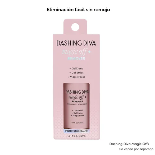 Vista 6 de Dashing Diva Flor Azul - Tiras de uñas de gel brillantes, sin rayos UV, resistentes al astillado, de larga duración, juego de manicura de 3 piezas