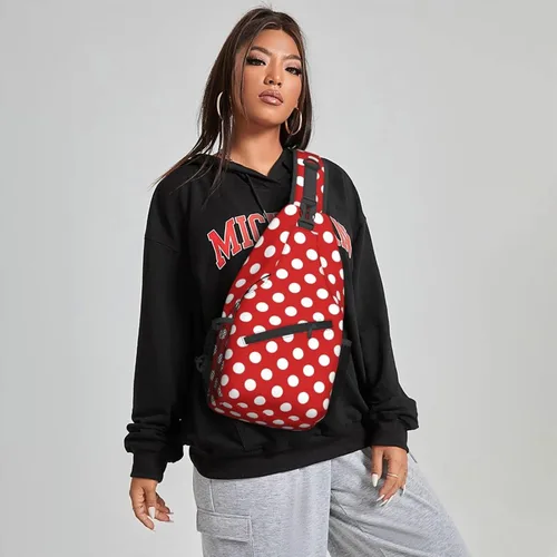 Vista 5 de Famame Mochila bandolera para el pecho, bolsa de hombro, gimnasio, ciclismo, viajes, senderismo, mochila para hombres y mujeres, MultiColor37