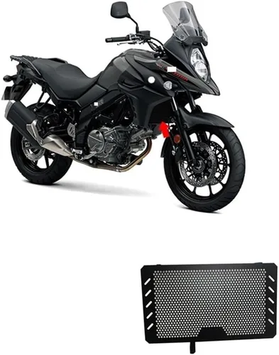 Vista 3 de Protector de rejilla de radiador para Suzuki V-Strom DL650 VSTROM DL 650 VSTROM650 2013-2019 Protector de parrilla de radiador de motocicleta NO L