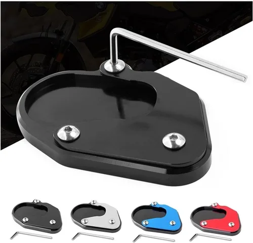 Vista 2 de Kickstand Enlarger Plate CNC Motorcycle Side Stand Kickstand Extension Foot Pad Enlarge Plate For B&MW F750GS F850GS F750 F850 For GS F 750 850 For 2