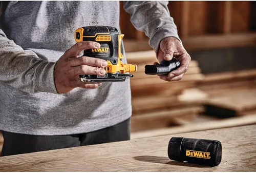 Vista 10 de DEWALT Lijadora inalámbrica de velocidad variable de 1/4 hoja sin escobillas MAX XR de 20 V (solo herramienta) (DCW200B)