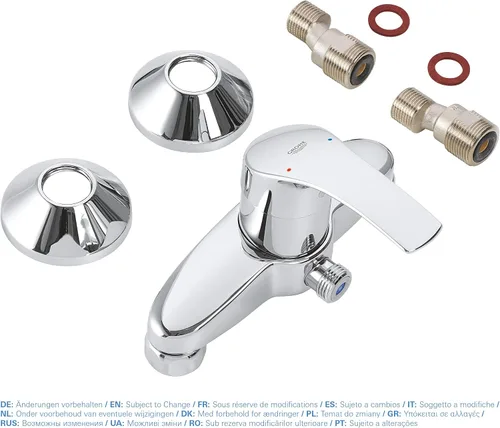 Vista 6 de Grohe Eurosmart AP 33555002 – Grifo Mezclador Monomando Para Ducha