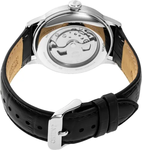 Vista 2 de ORIENT RA-AK0701S Bambino Versión 8 Correa de cuero esfera blanca Multifunción Reloj automático multifunción para hombre, Moderno