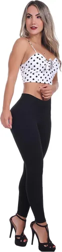 Vista 4 de Bon Bon Up - Leggings de algodón para mujer con moldeador interior y levantador de glúteos, varios estilos